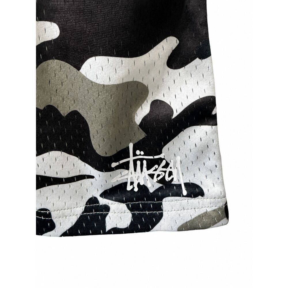 Stüssy Snow Camo Mesh Shorts SS25 - Picture 3 of 5
